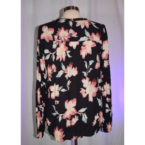 Billabong Floral Blouse size small - Picture 4 of 7